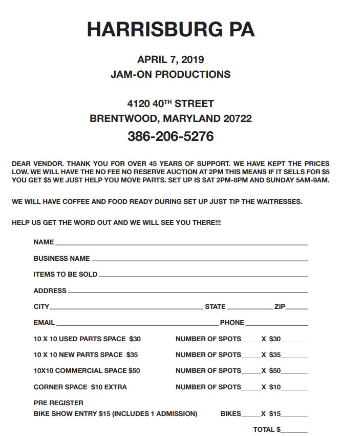 vendor application